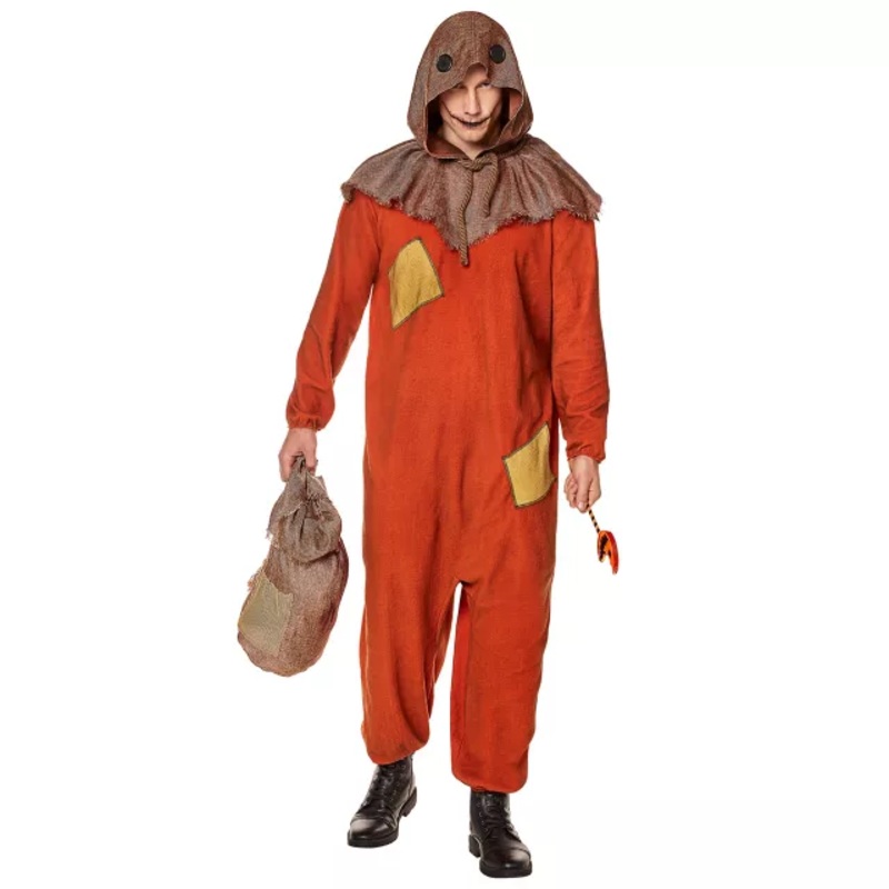 Adult Sam Jumpsuit - Trick 'r Treat ORANGE/BROWN ONE SIZE FITS MOST