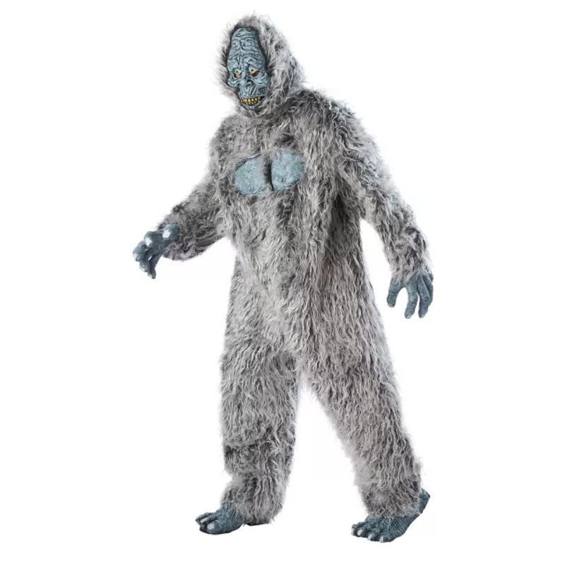 Adult Yeti Costume GRAY ONE SIZE FITS MOST