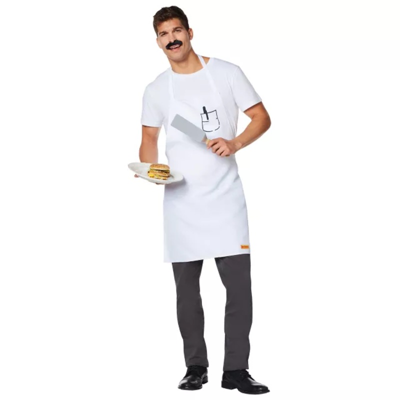 Bob Belcher Costume Kit - Bob's Burgers WHITE ONE SIZE FITS MOST