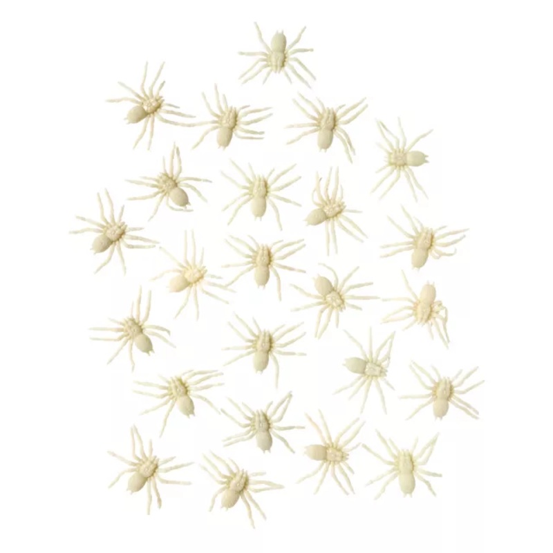 Glow in the Dark Spiders - 18 Pack  No Size