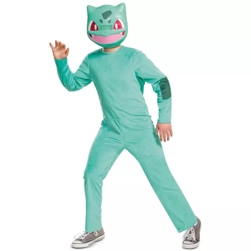 Kids Bulbasaur Costume - Pokmon GREEN CHILD SMALL