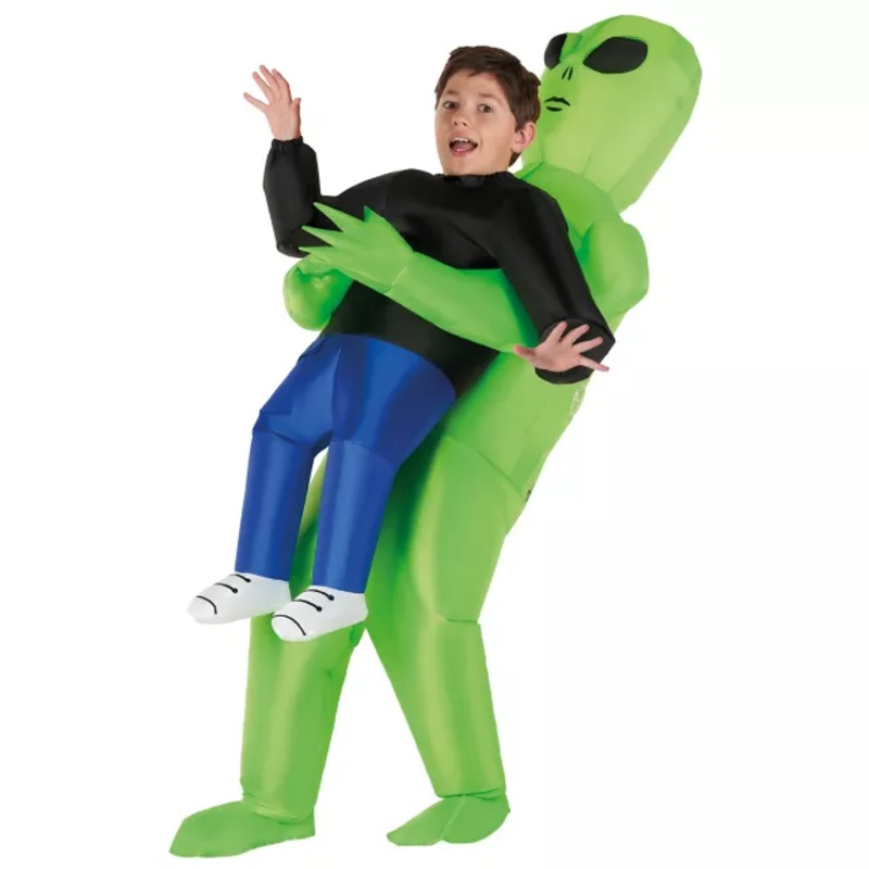 Kids Inflatable Alien Abduction Costume MULTI-COLOR CHILD ONE SIZE