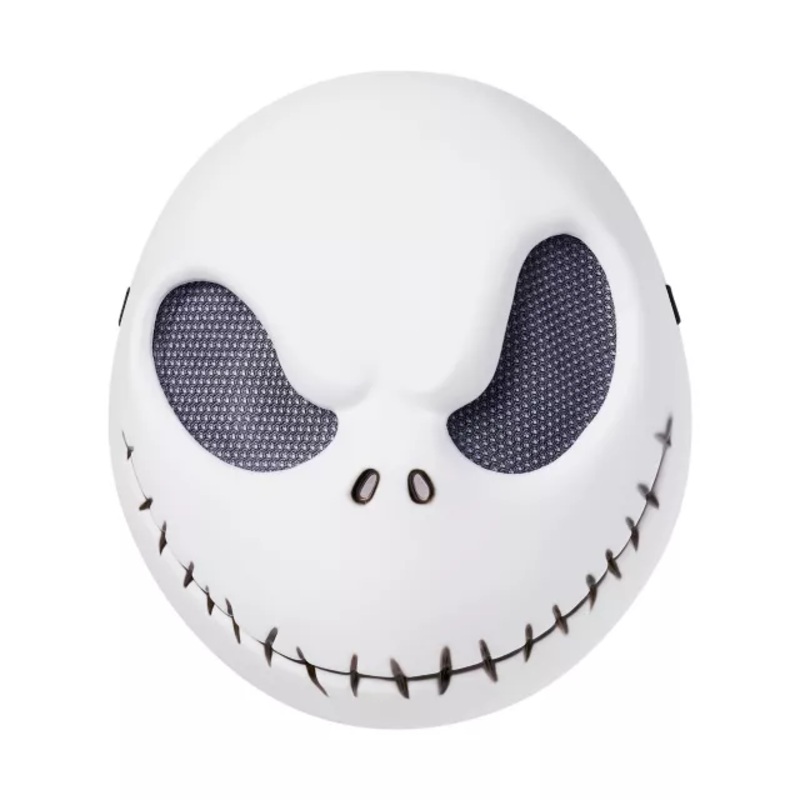 Kids Jack Skellington Half Mask - The Nightmare Before Christmas WHITE CHILD ONE SIZE