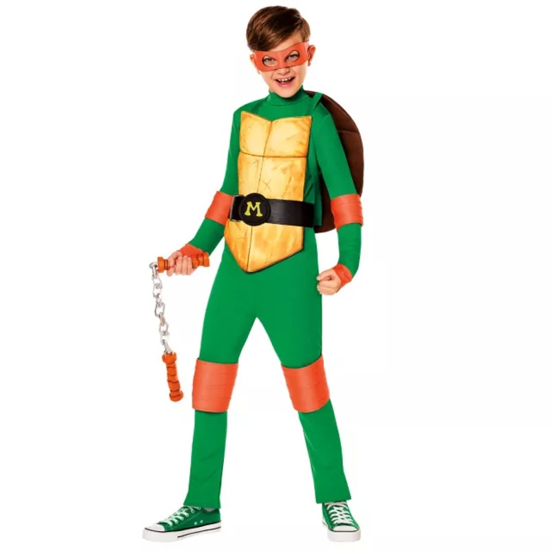 Kids Michelangelo Costume - Teenage Mutant Ninja Turtles GREEN CHILD EXTRA SM