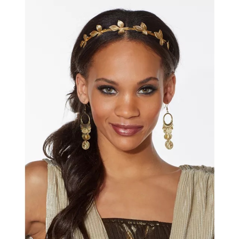 Metal Leaf Crown GOLD ONE SIZE FITS MOST