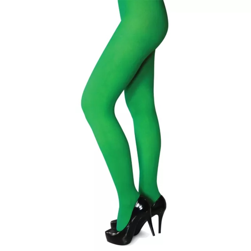 Opaque Tights - Green GREEN PLUS SIZE