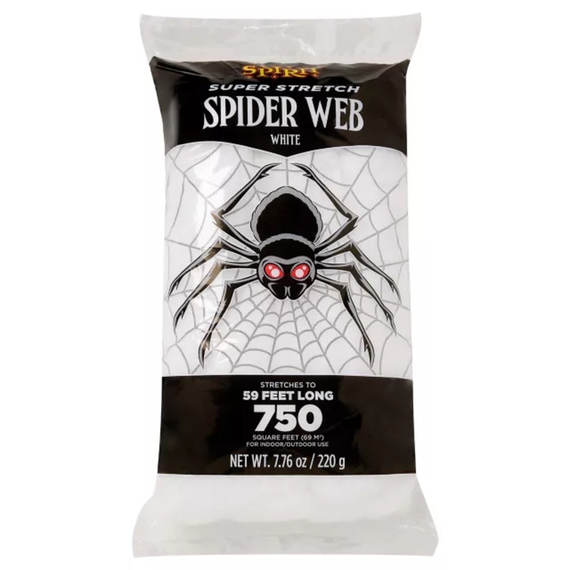 Superstretch Jumbo Bag Spider Web Decoration  No Size