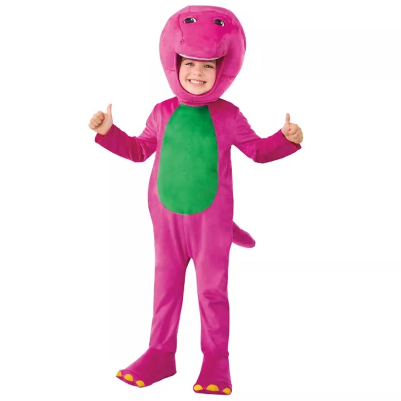Toddler Barney Jumpsuit Costume PURPLE 2T