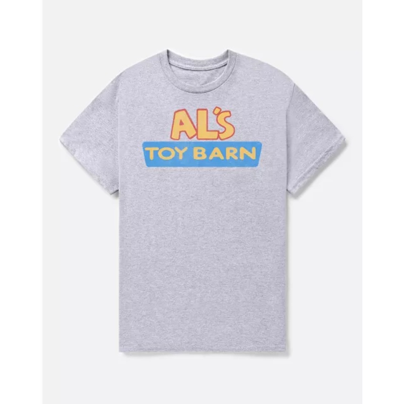 Toy Story Al's Toy Barn T Shirt HEATHER GREY ADULT MEDIUM