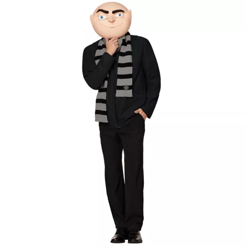 Adult Gru Costume - Despicable Me BLACK/GRAY ADULT SMALL