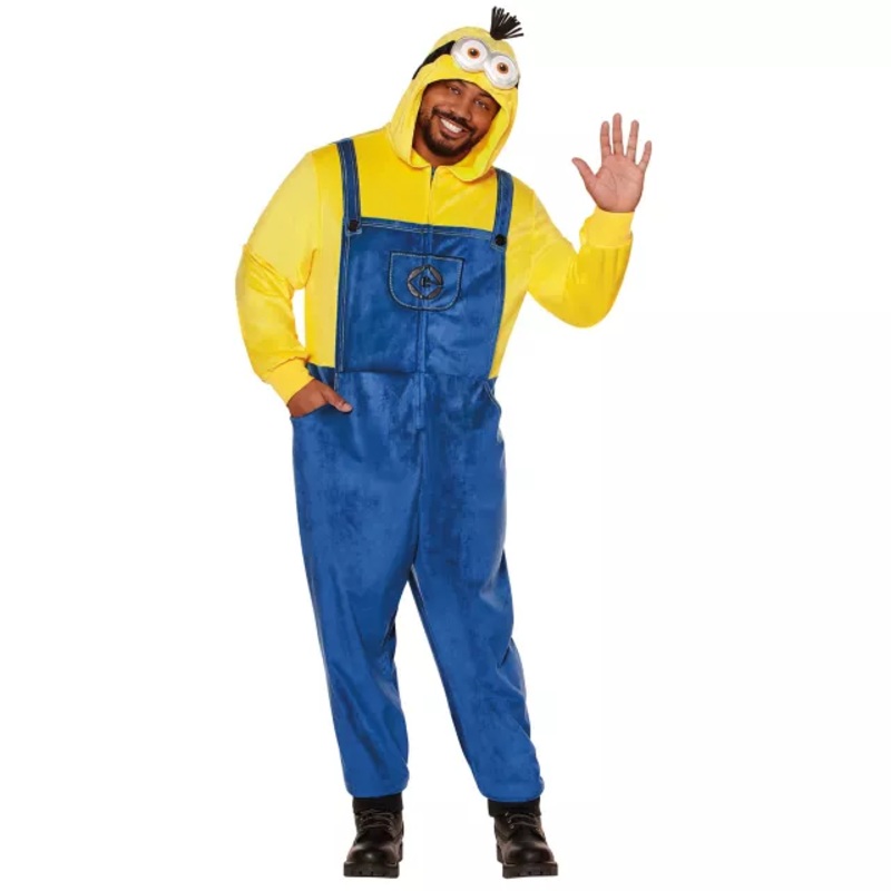 Adult Kevin Plus Size Jumpsuit - Minions YELLOW 2X