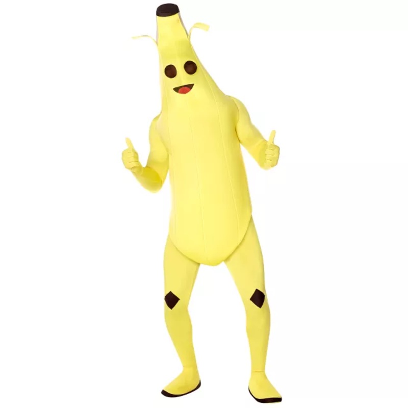 Adult Peely Costume - Fortnite YELLOW ADULT SMALL