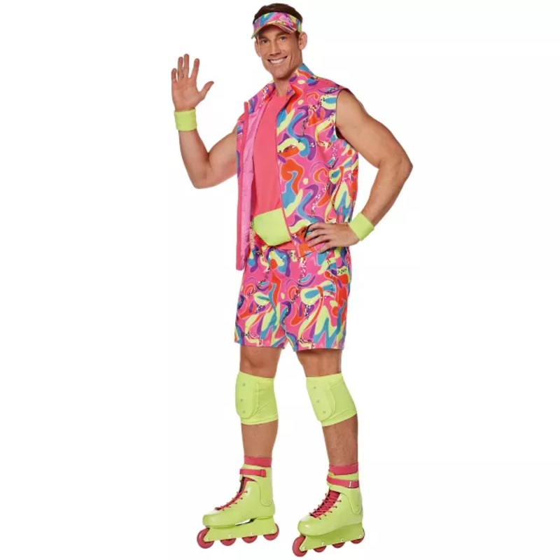 Adult Skating Ken Costume - Barbie the Movie MULTI-COLOR ADULT SMALL