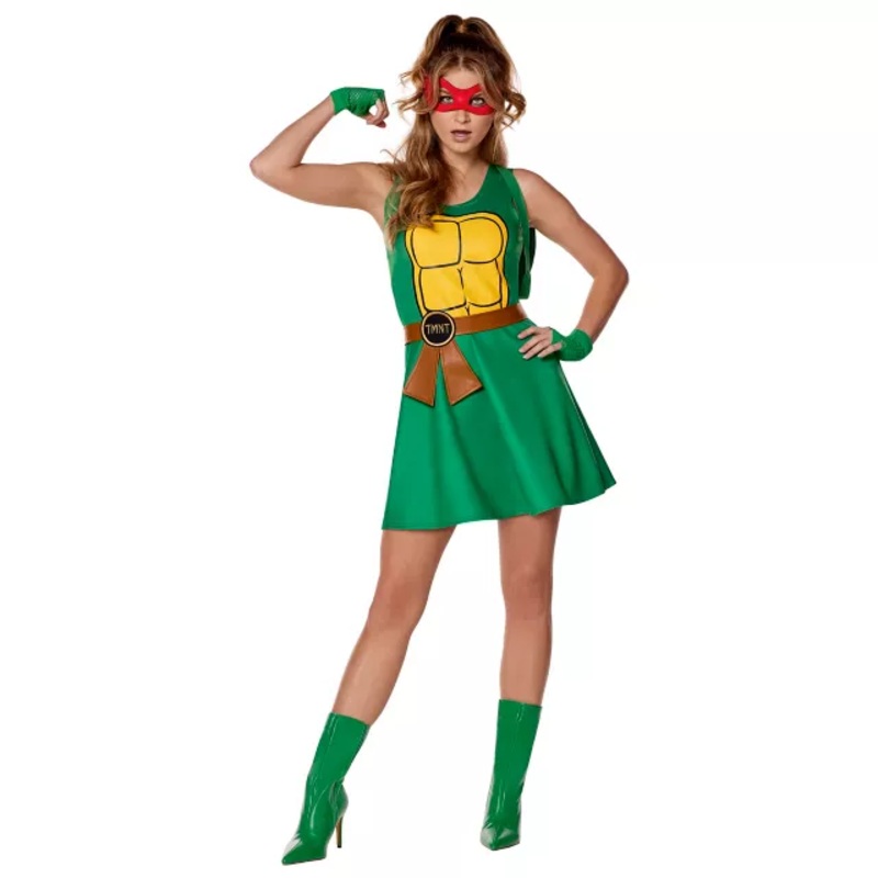 Adult Teenage Mutant Ninja Turtles Dress Costume GREEN ADULT EX SMALL