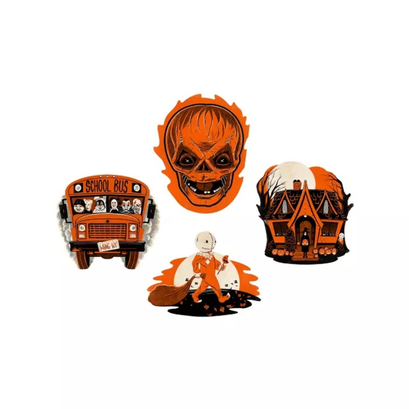 Glow in the Dark Decor-Trick 'r Treat ORANGE