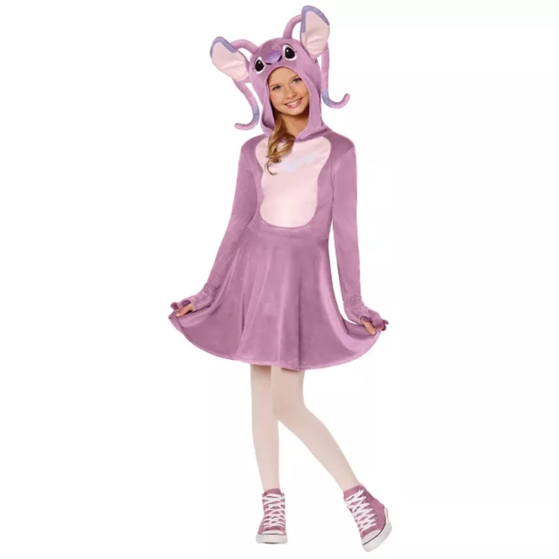 Kids Angel Dress Costume - Lilo & Stitch LIGHT PINK CHILD EXTRA SM