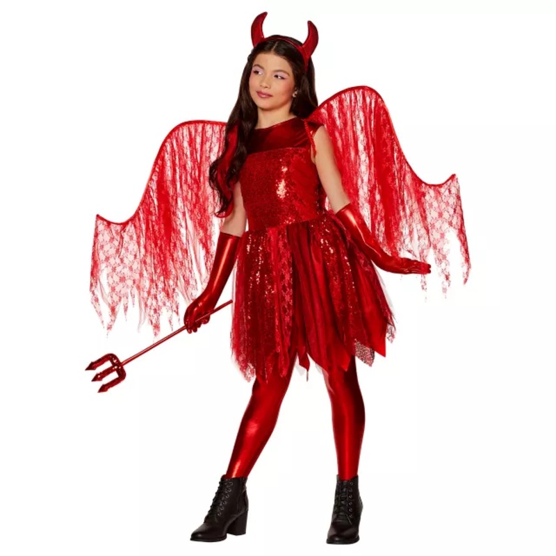 Kids Devil Costume - The Signature Collection RED CHILD SMALL