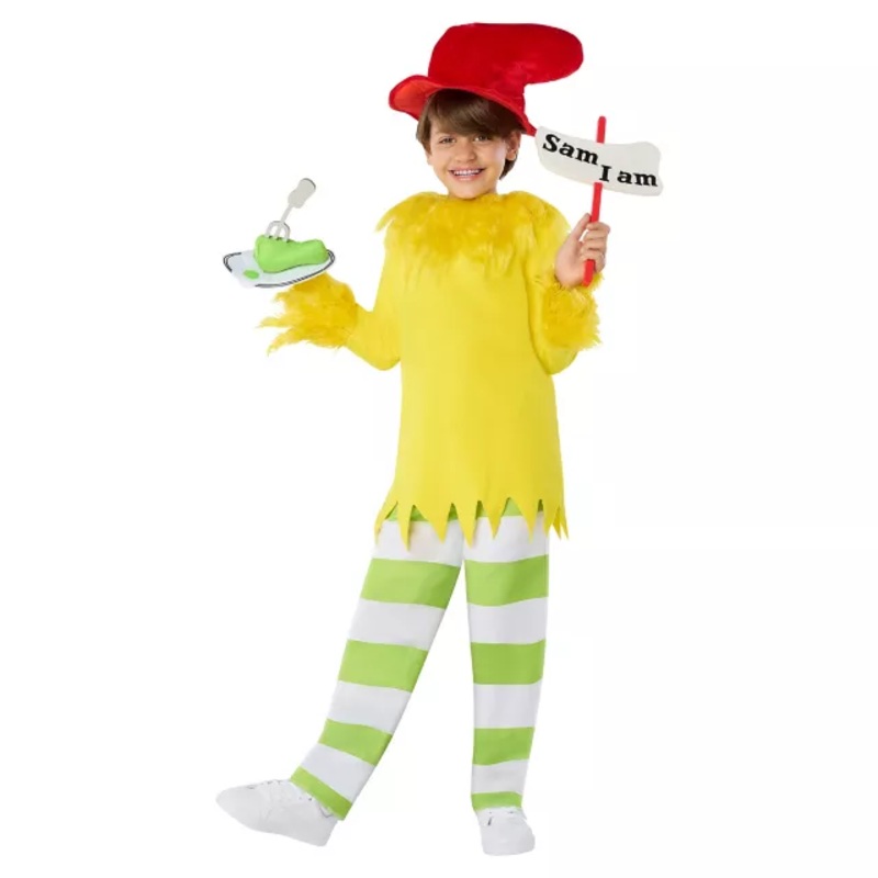 Kids Sam I Am Costume - Dr. Seuss  BOYS S/M