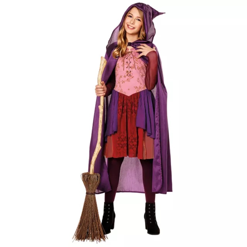 Kids Sarah Sanderson Cape - Hocus Pocus PURPLE LIQUID/PINK WAX CHILD ONE SIZE