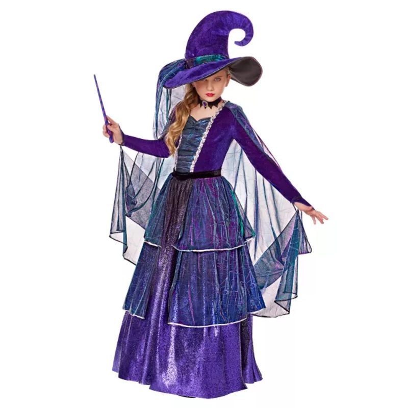 Kids Witch Costume - The Signature Collection PURPLE CHILD SMALL
