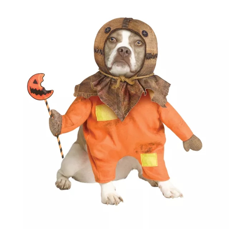 Sam Pet Costume - Trick 'r Treat ORANGE/BROWN PET MEDIUM