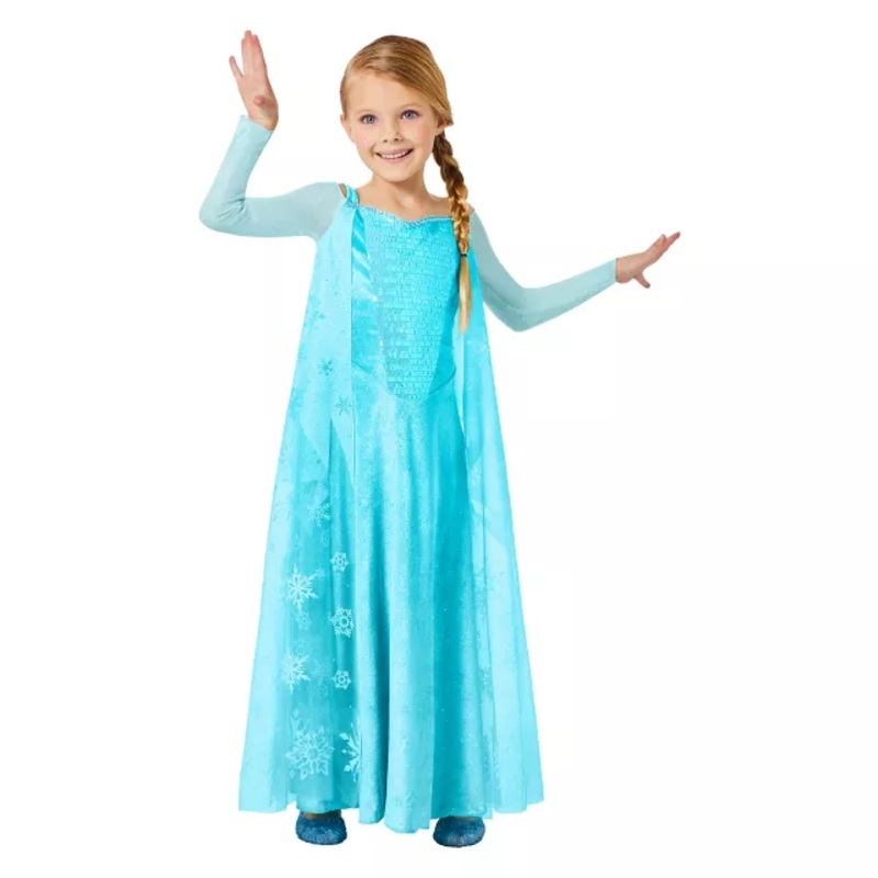 Toddler Elsa Dress Costume - Frozen BLUE CHILD SMALL