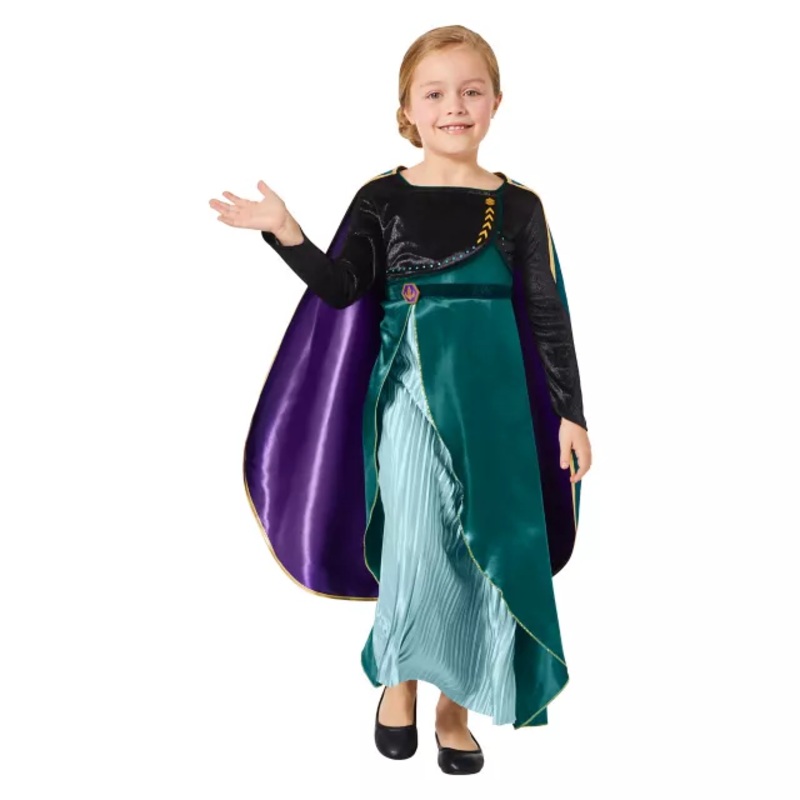 Toddler Queen Anna Costume - Frozen 2 PURPLE/TEAL/BLUE CHILD SMALL