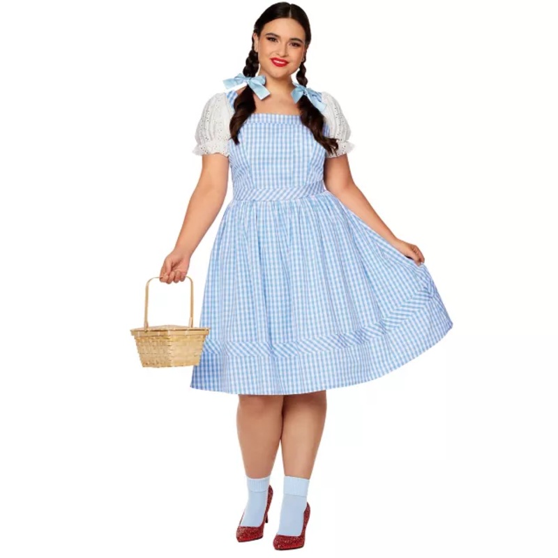 Adult Classic Dorothy Costume - The Wizard of Oz BLUE 1X