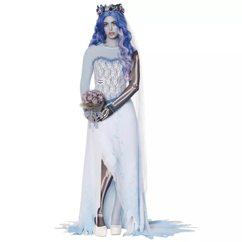 Adult Corpse Bride Costume - The Signature Collection BLUE ADULT EX SMALL