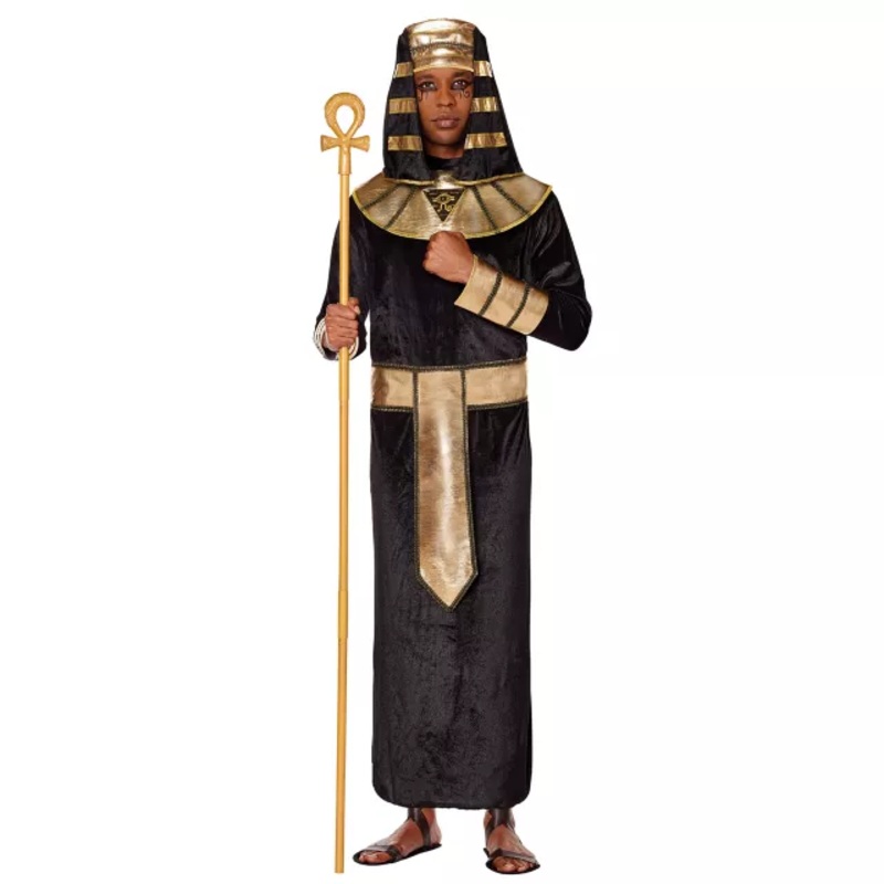 Adult Pharaoh Costume BLACK ONE SIZE FITS MOST