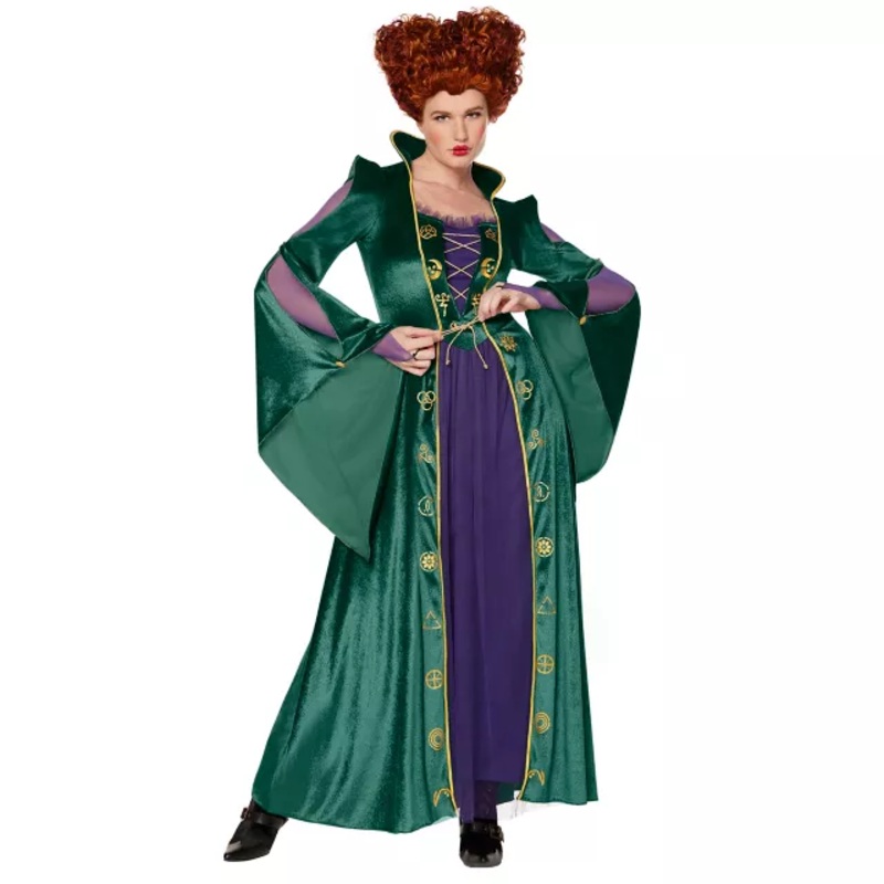 Adult Winifred Sanderson Costume - Hocus Pocus GREEN ADULT SMALL