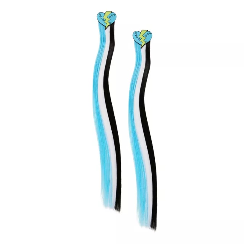 Frankie Stein Clip-In Hair Extensions - Monster High BLUE ONE SIZE FITS MOST