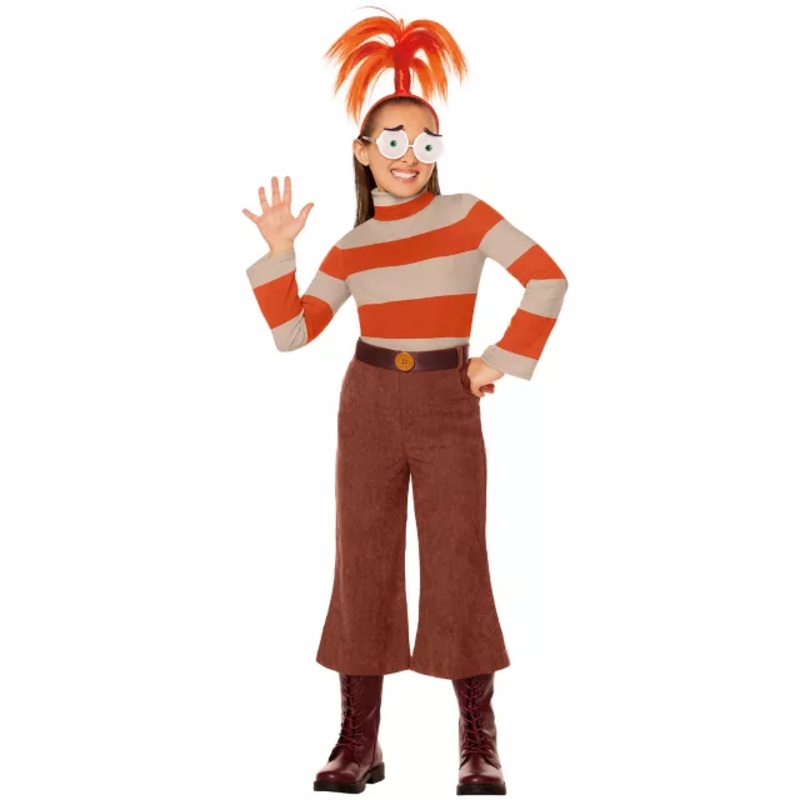 Kids Anxiety Costume - Inside Out 2 ORANGE CHILD EXTRA SM