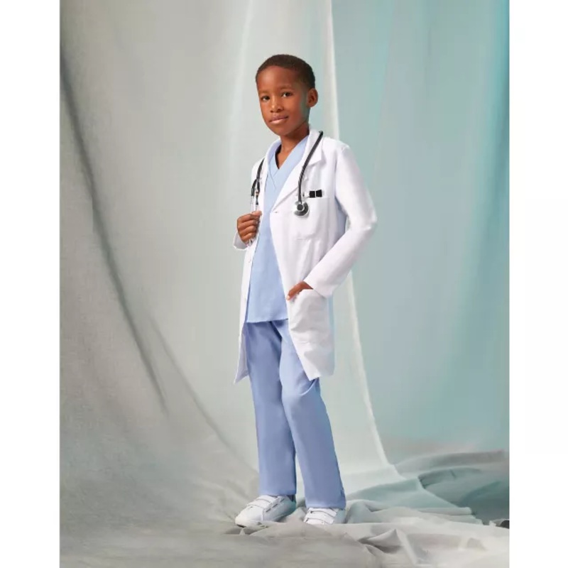 Kids Doctor Costume BLUE / WHITE CHILD SMALL