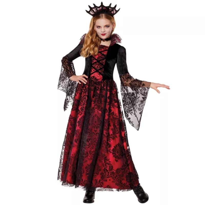 Kids Duchess of Darkness Costume BLACK AND RED CHILD SMALL
