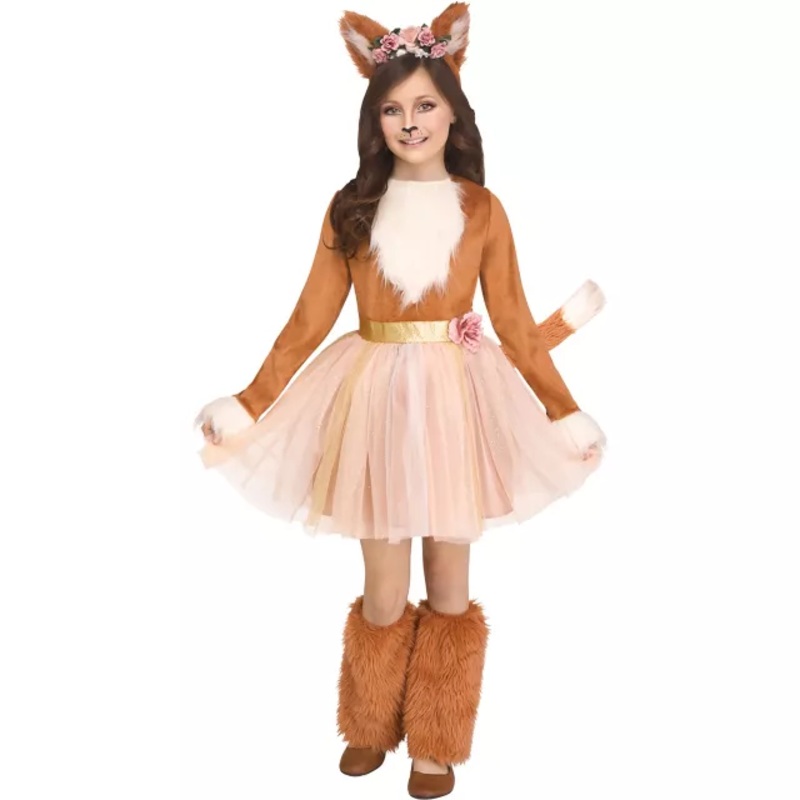 Kids Fox Costume ROSE GOLD CHILD SMALL