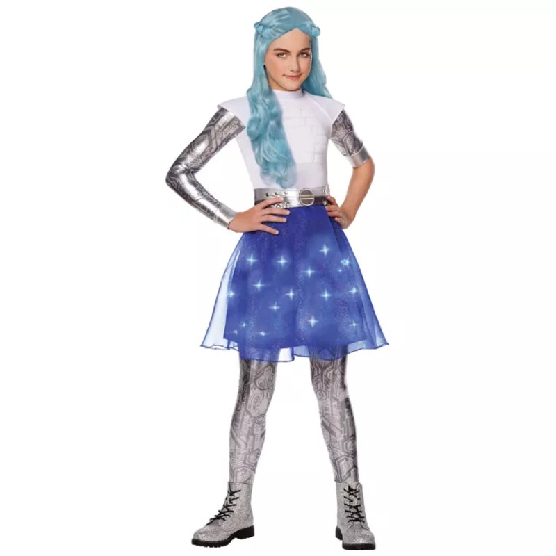 Kids Light-Up Addison Alien Costume - Zombies 3 WHITE - MULTI CHILD SMALL