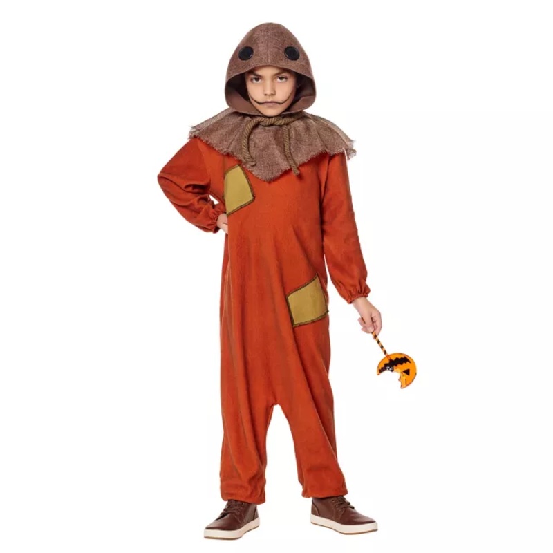 Kids Sam Jumpsuit Costume - Trick 'r Treat ORANGE CHILD SMALL