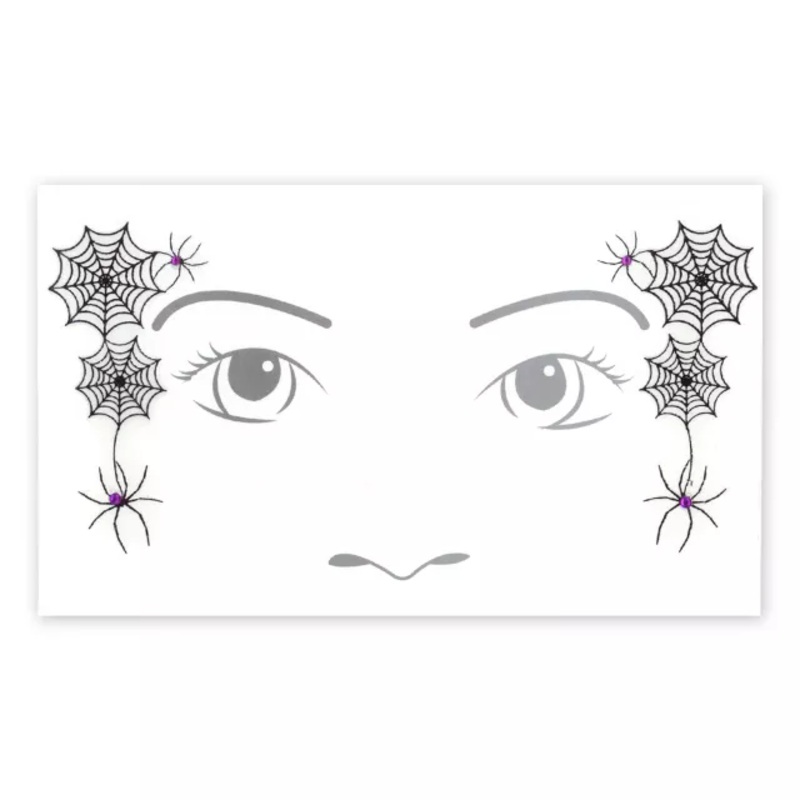 Kids Witch Face Tattoo Decal  No Size