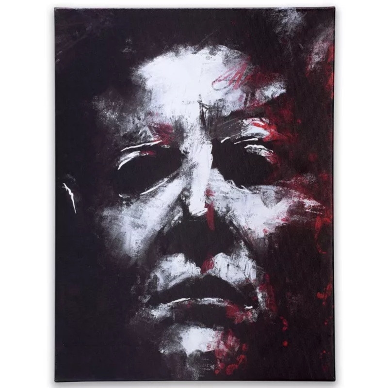 Michael Myers Mask Canvas - Halloween MULTI-COLOR 16 INCH