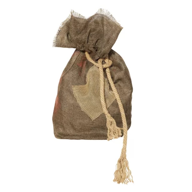 Sam's Burlap Sack Treat Bag - Trick 'r Treat BROWN
