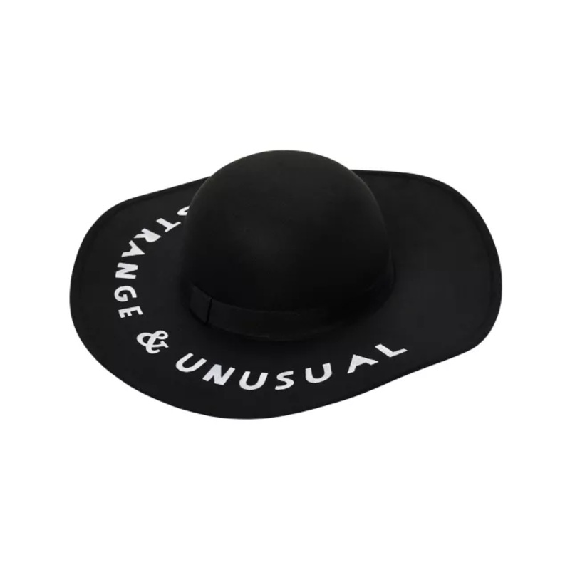Strange and Unusual Hat - Beetlejuice BLACK ONE SIZE FITS MOST