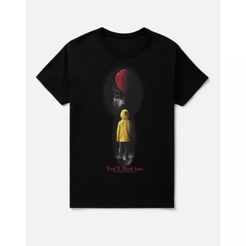 You'll Float Too T Shirt - It BLACK ADULT SMALL