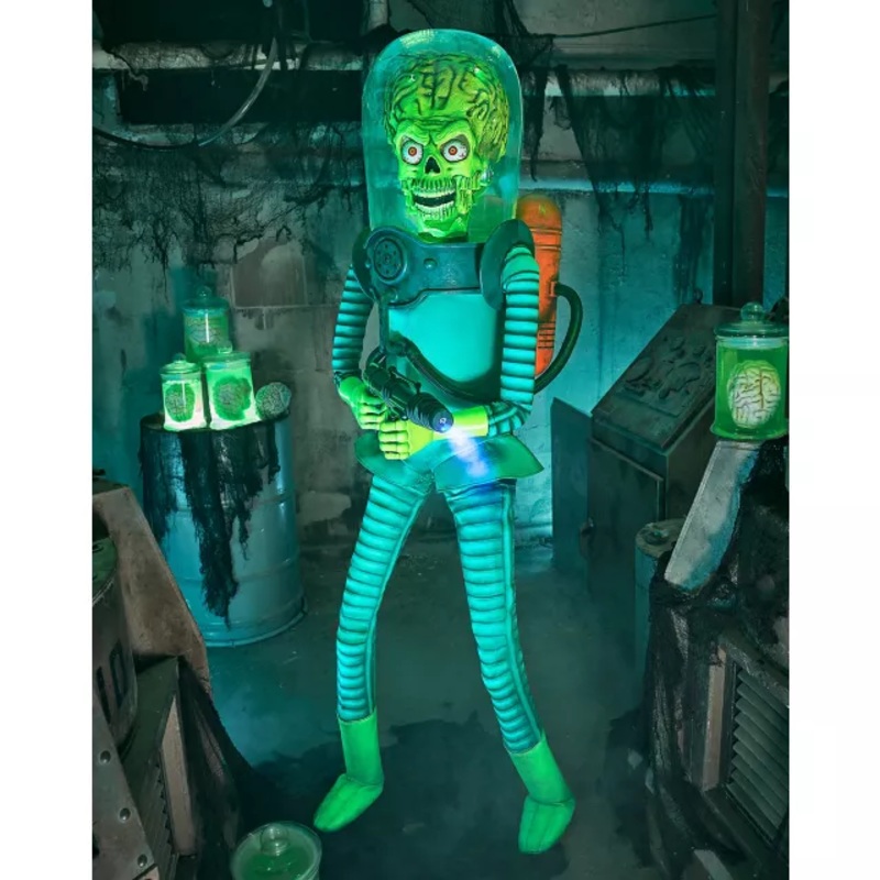 6 Ft 6 In Martian Warrior Animatronic  - Mars Attacks