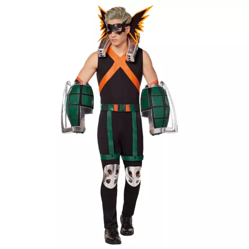 Adult Bakugo Costume - My Hero Academia BLACK ADULT SMALL