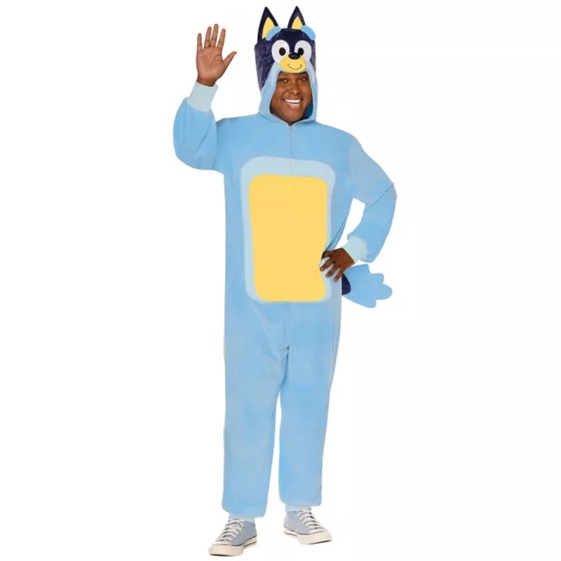 Adult Bandit Heeler Plus Size Costume BLUE 2X