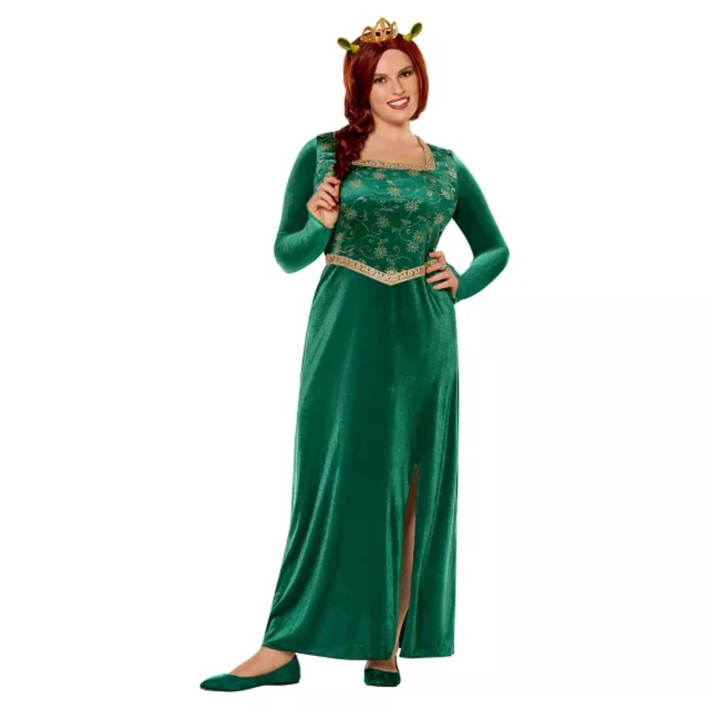 Adult Fiona Plus Size Costume - Shrek GREEN 1X