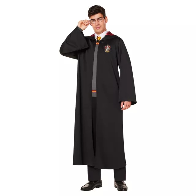 Adult Harry Potter Gryffindor Costume Bundle GRAY ADULT SMALL