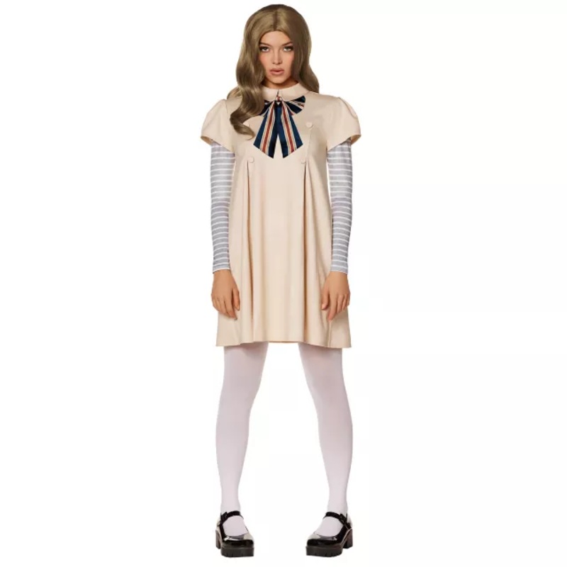 Adult M3GAN Dress Costume BEIGE ADULT EX SMALL