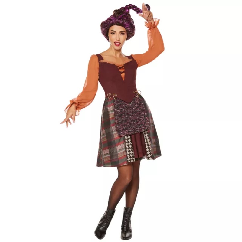 Adult Mary Sanderson Dress - Hocus Pocus RED ADULT MEDIUM